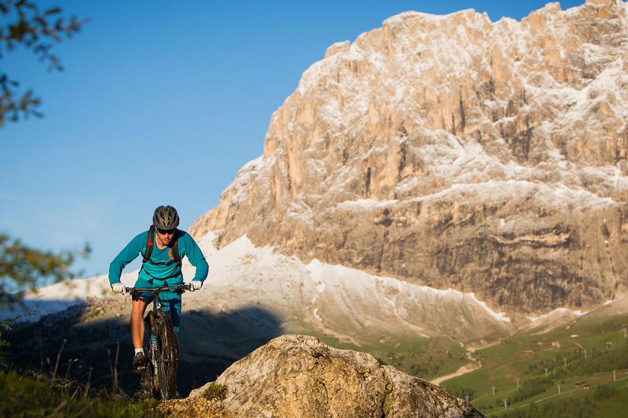 Mountain bike Sassolungo Mountain bike Sassolungo
